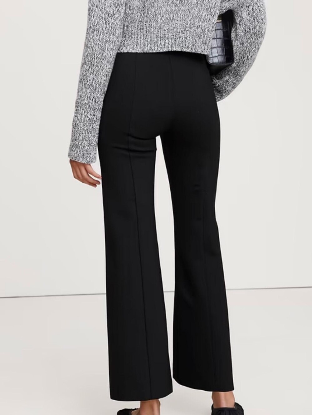 Gray BR Pull-On Ponte Pants